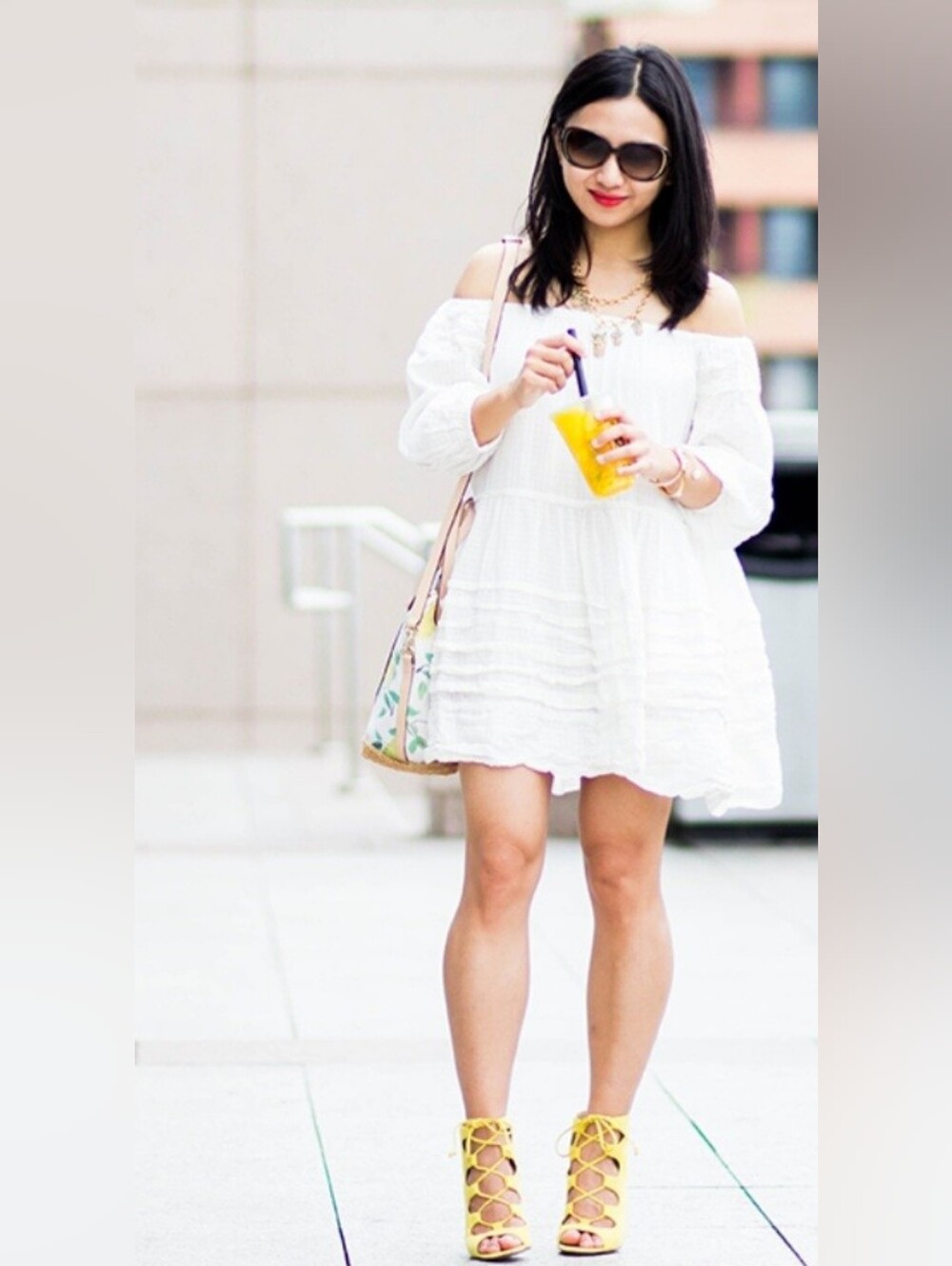 FREE PEOPLE CANDY SHOP OFF-SHOULDER MINI DRESS IN IVORY MEDIUM